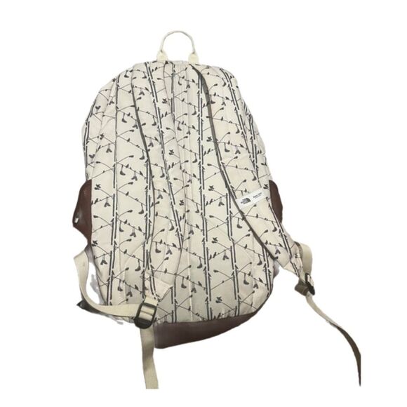 The North Face wise guy vintage bird on a wire printed /sequoia red backpack - Picture 2 of 14